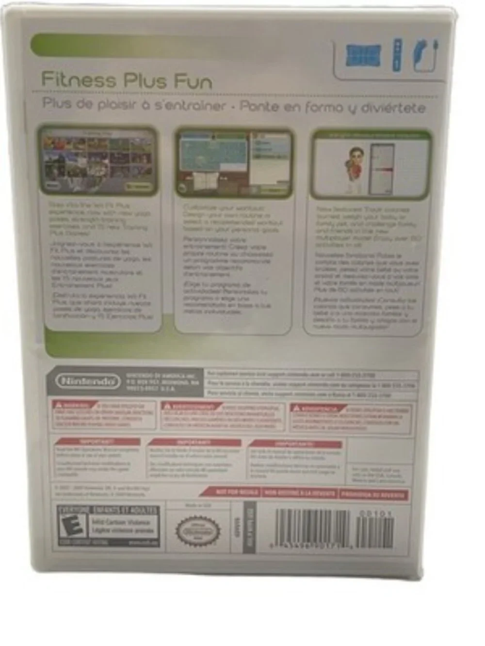 Wii Fit Plus Wii Complete in Box CIB TESTED